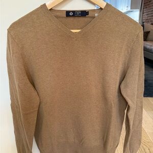 J. Crew Men's Brown V-Neck Sweater